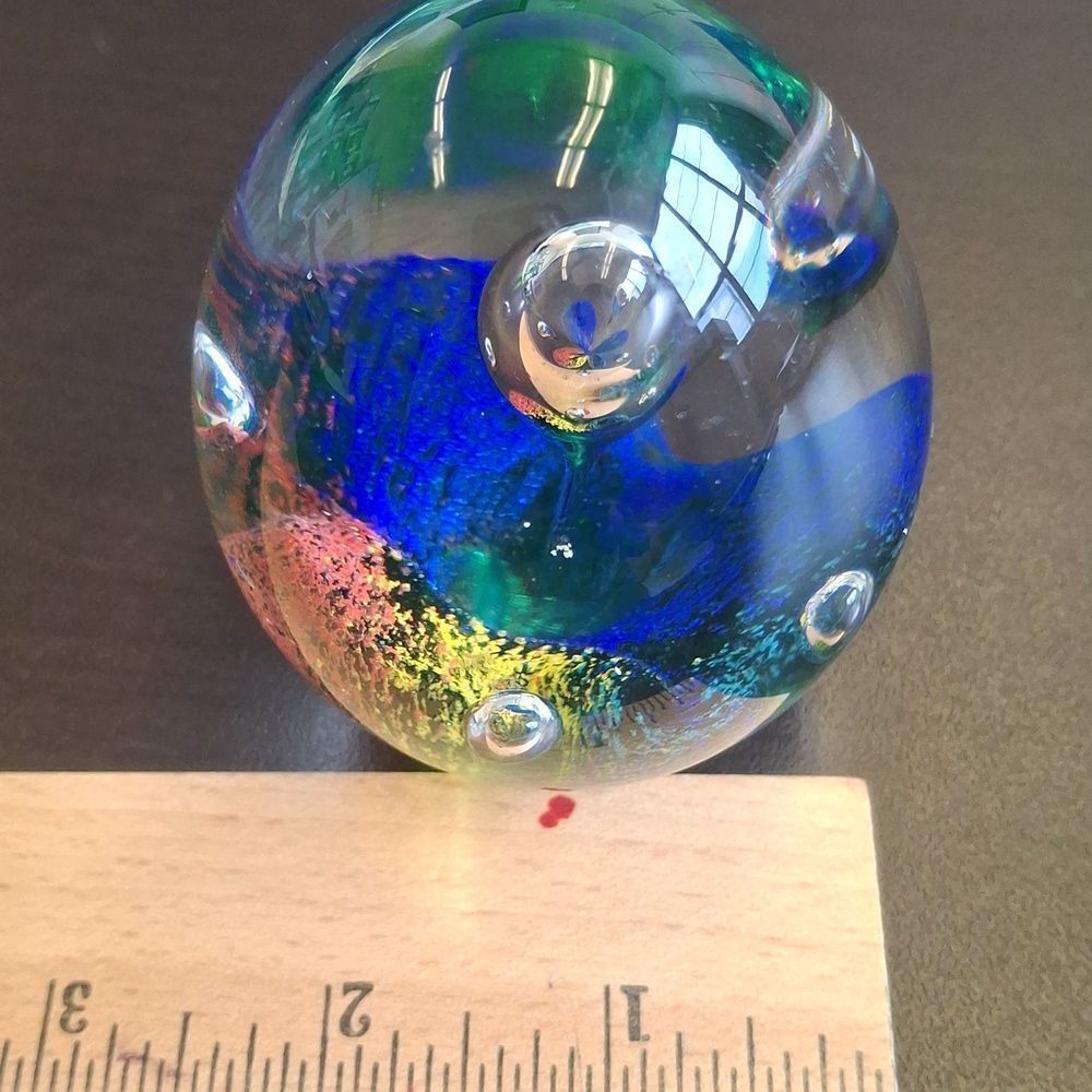 Colorful Glass Paperweight - Picture 7 of 7